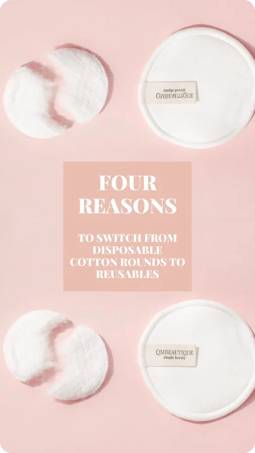 Pinterest post: Goodbye Single-Use Cotton Pads