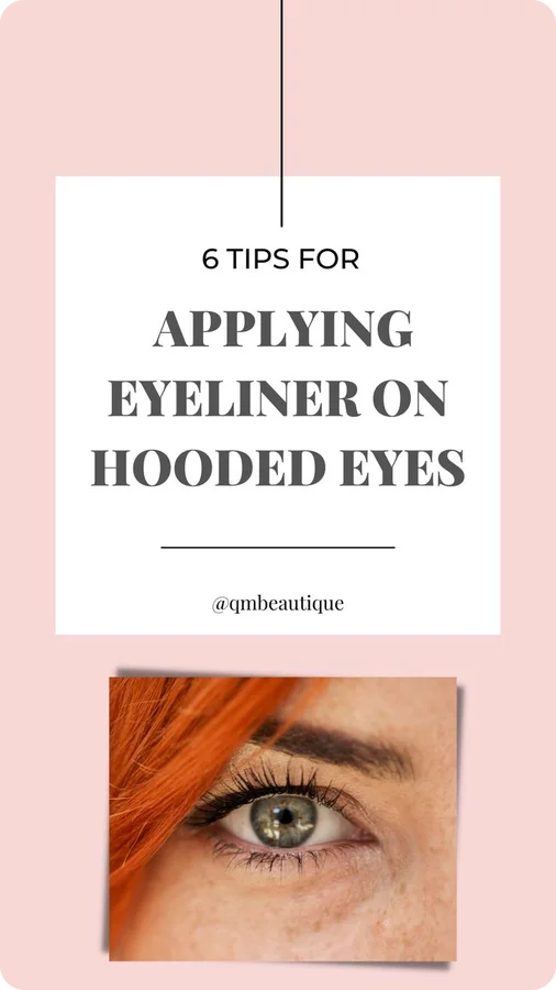 Pinterest post: Eyeliner for Hooded Eyes